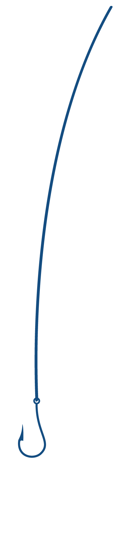fishing line with hook