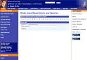 Search SOS state agency information