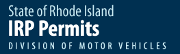 Rhode Island DMV IRP Permits