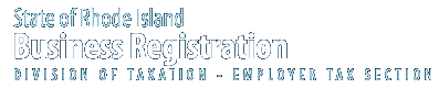 Business Registration - State of Rhode Island